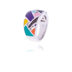 Bague argent Art Abstrait