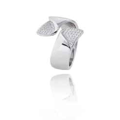 Bague argent Vague