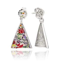 Boucles d'oreilles argent Pastel