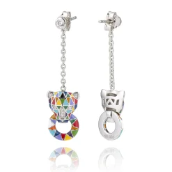 Boucles d'oreilles argent Fauve