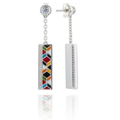 Boucles d'oreilles argent Siena