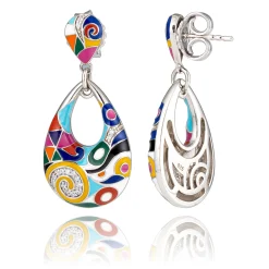Boucles d'oreilles argent Marina