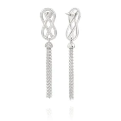 Boucles d'oreilles argent Comète