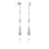 Boucles d'oreilles argent Perlée