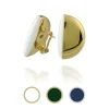 Boucles d'oreilles argent demi-lune Color Sicilia