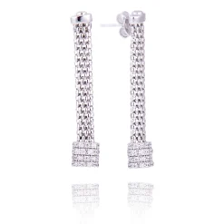 Boucles d'oreilles argent Borghese