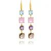 Boucles d'oreilles argent doré Manarola