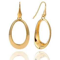 Boucles d'oreilles argent doré Riga