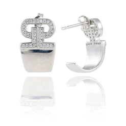 Boucles d'oreilles argent Milano