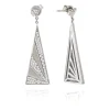Boucles d'oreilles argent Boréales