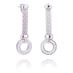 Boucles d'oreilles argent Cosimo