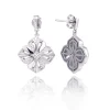 Boucles d'oreilles argent Fleurs de Lys