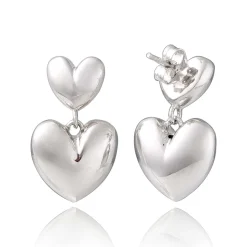 Boucles d'oreilles argent Amore