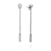Boucles d'oreilles argent Aube