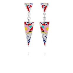 Boucles d'oreilles argent Afrique