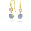 Boucles d'oreilles argent doré Manarola