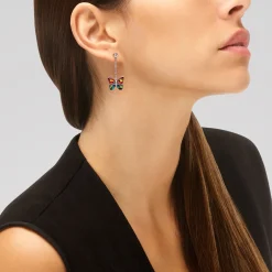 Boucles d'oreilles argent Papillons
