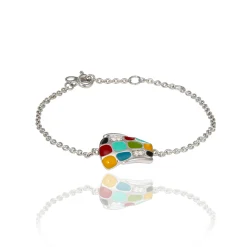 Bracelet argent Mosaïque