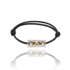 Bracelet cordon Siena argent