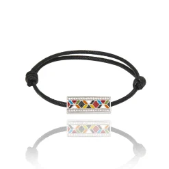 Bracelet cordon Siena argent