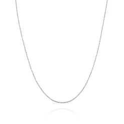 Chaîne argent 42 cm - Maille Boule 1 mm