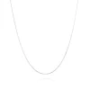 Chaîne argent 50 cm - Maille Forçat 1 mm