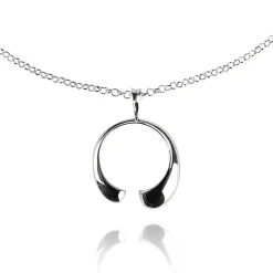 Collier argent Arum