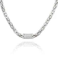 Collier argent Bologne
