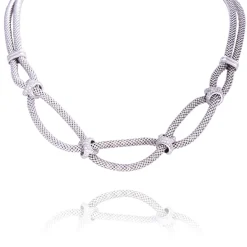 Collier argent Borghese