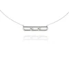 Collier argent Lisbonne
