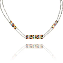 Collier argent Siena