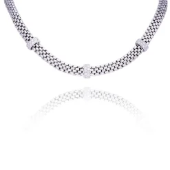 Collier argent Treviso