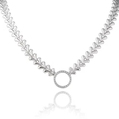 Collier argent Valencia