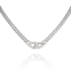 Collier argent Vérone