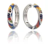 Créoles argent Toucan