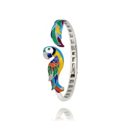 Jonc argent Lovebird