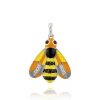 Pendentif argent Abeille