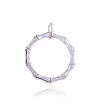Pendentif argent Bambou