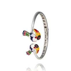 Petit Jonc argent Toucan