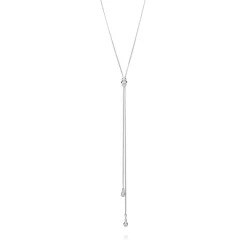 Sautoir argent Goutte d'eau